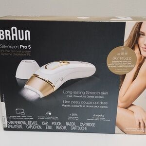Braun Silk-expert PRO 5 Laser Hair Removal Device - NEW